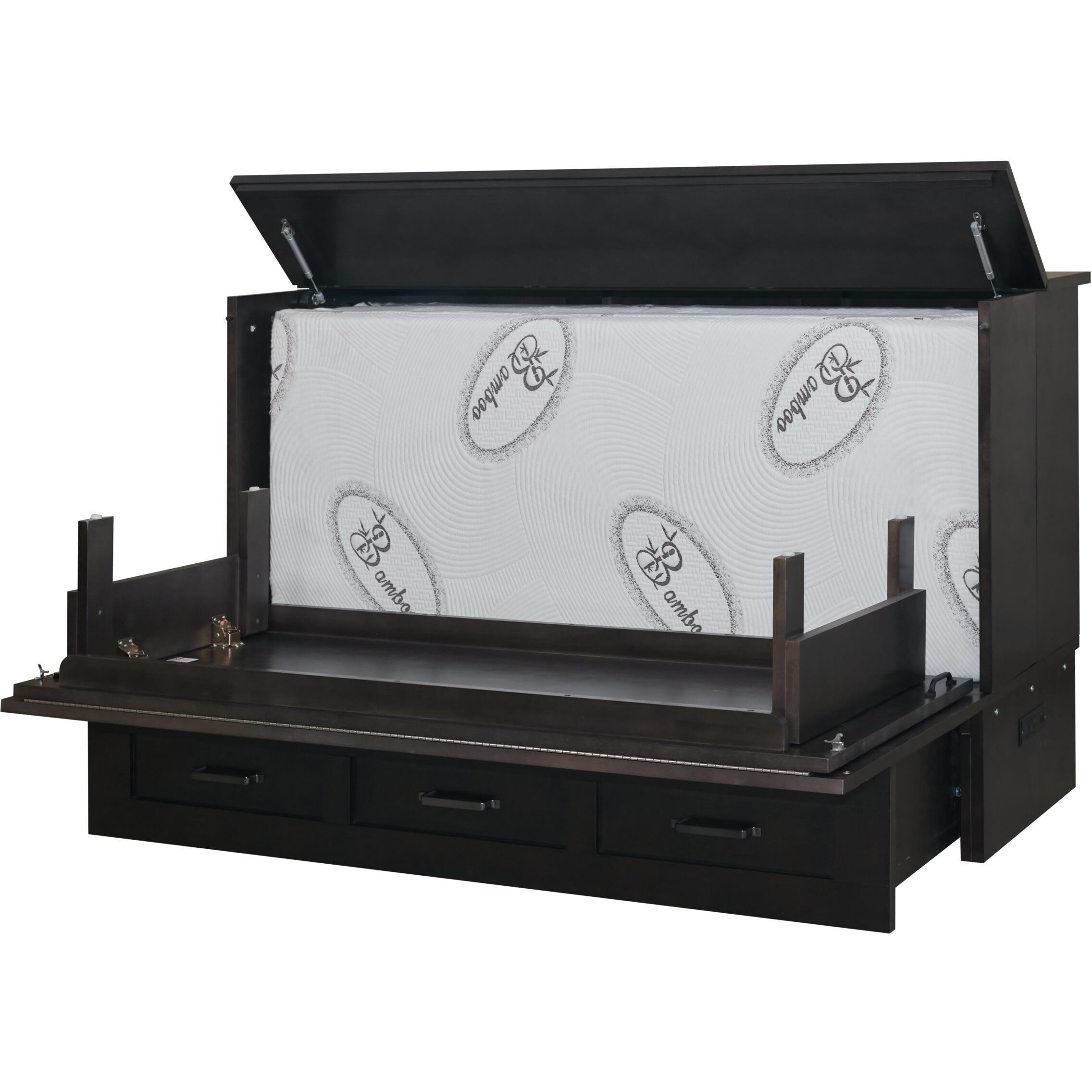  Cabinet Bed Harrison Queen Cabinet Bed - Shadow Black IMAGE 4