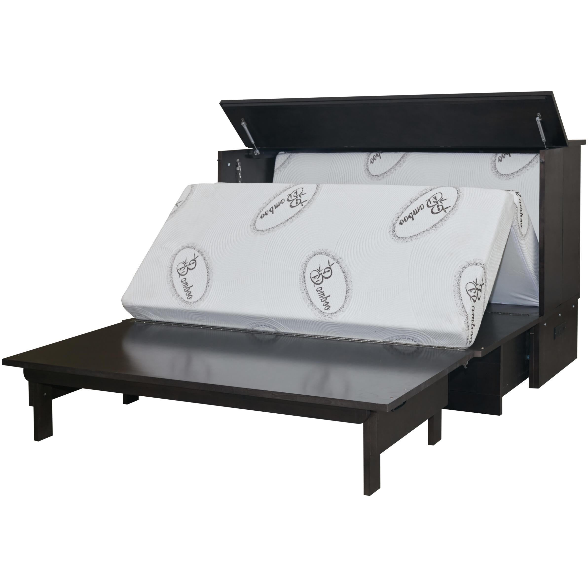  Cabinet Bed Harrison Queen Cabinet Bed - Shadow Black IMAGE 6