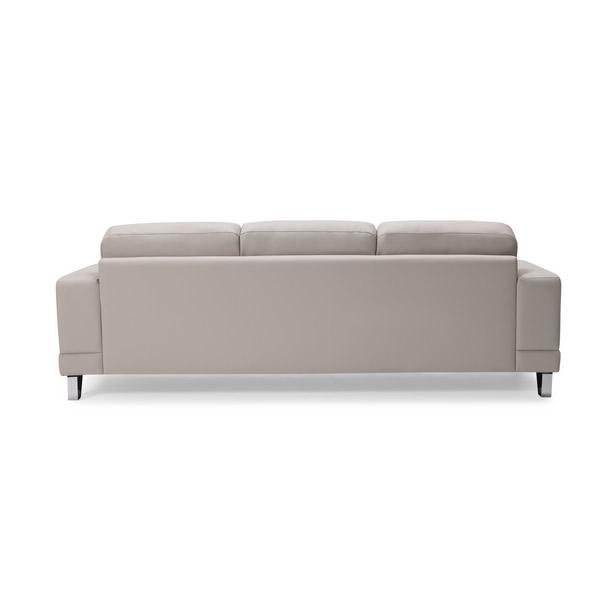 Palliser Seattle Stationary Leather Sofa 77623-01-EVOQUE-MIST IMAGE 5