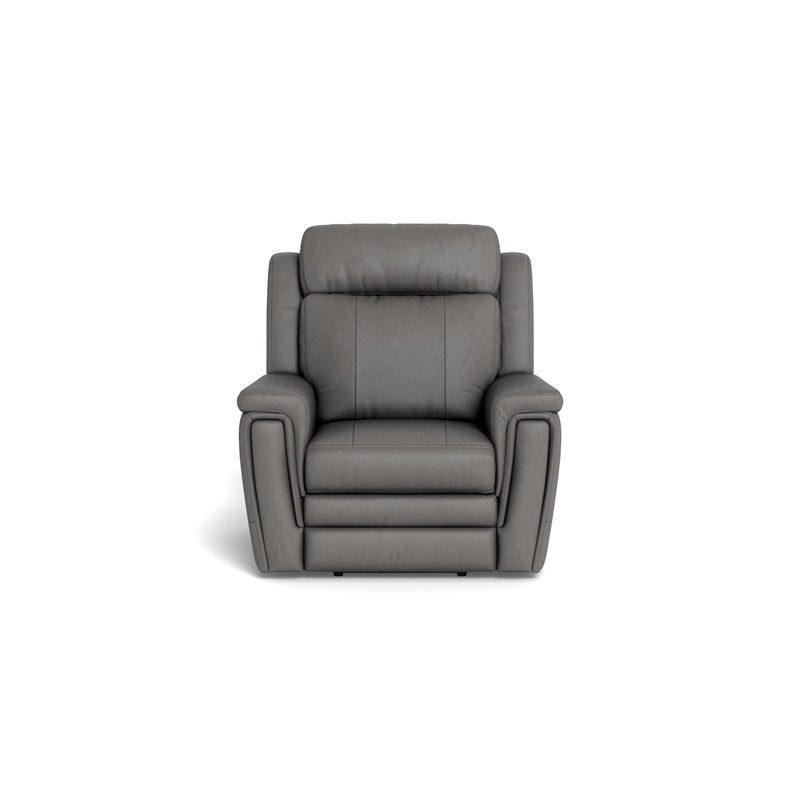 Palliser Asher Power Leather Recliner with Wall Recline 41065-L9-BALI-RAINSTORM IMAGE 1