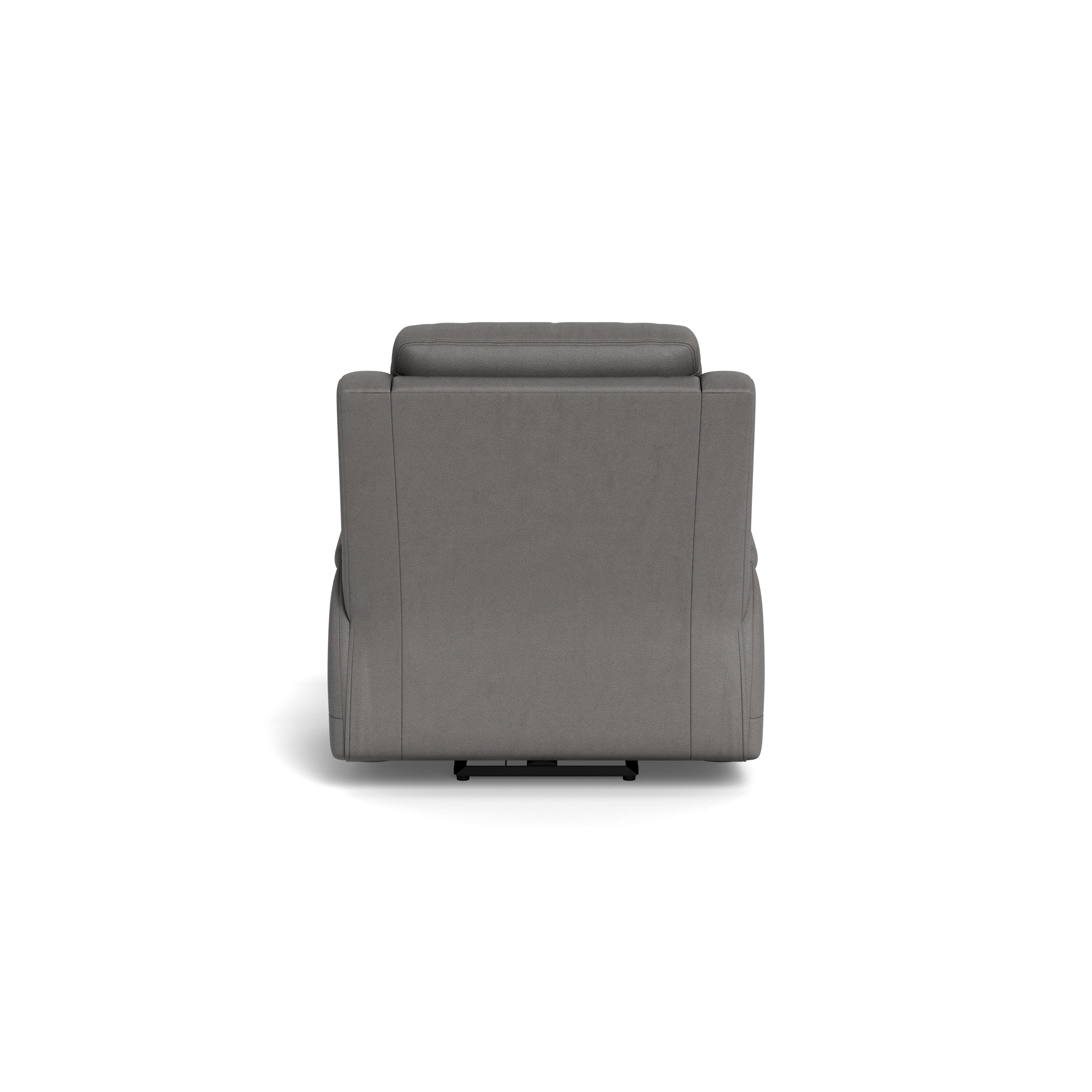 Palliser Asher Power Leather Recliner with Wall Recline 41065-L9-BALI-RAINSTORM IMAGE 9
