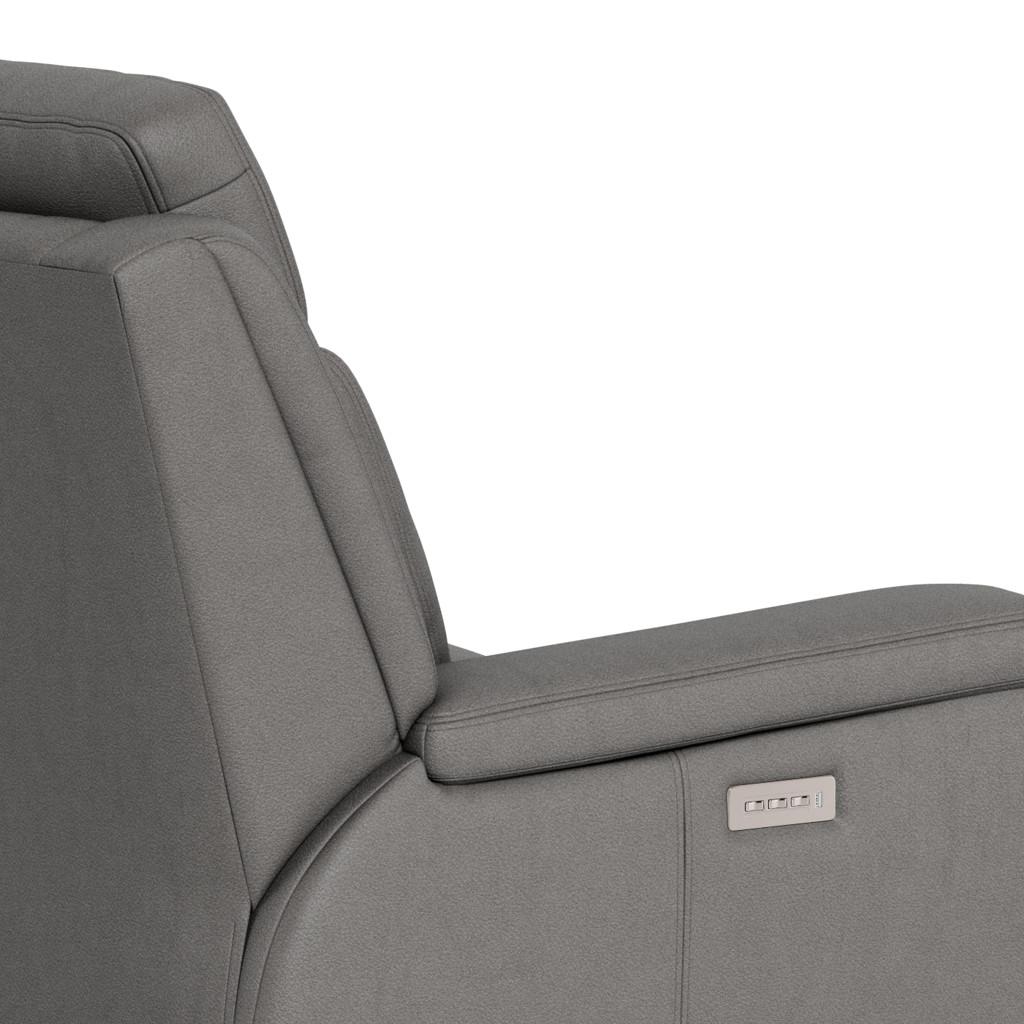  Palliser Asher 41065-L7 Power Reclining Loveseat with Lumbar Support - Bali Rainstorm Match IMAGE 11