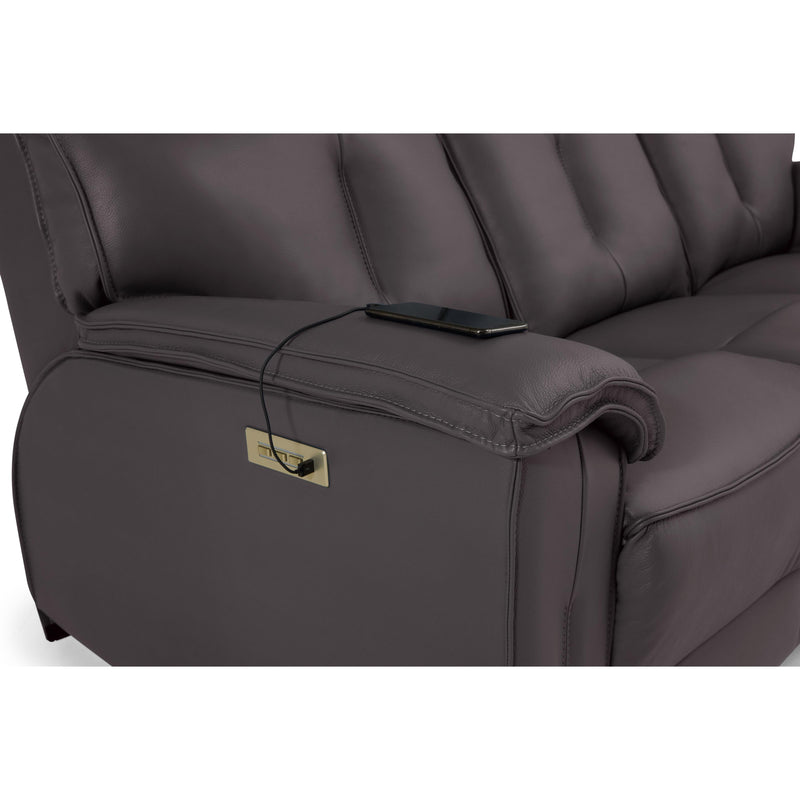 Palliser Oakley Power Reclining Leather Match Sofa 41178-L6-BALI-CAROB-MATCH IMAGE 12