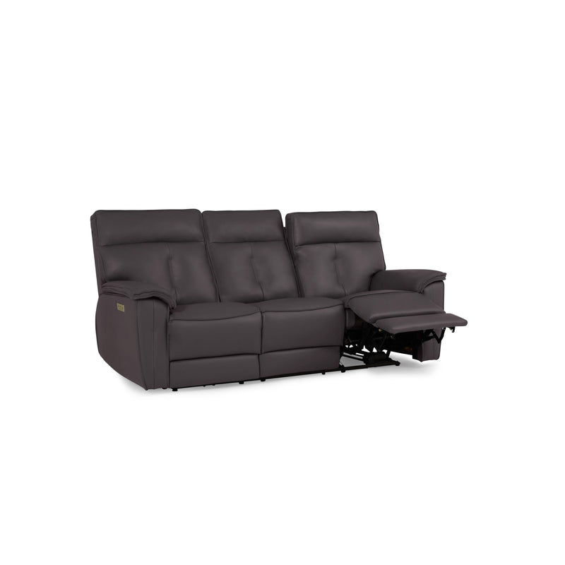 Palliser Oakley Power Reclining Leather Match Sofa 41178-L6-BALI-CAROB-MATCH IMAGE 4