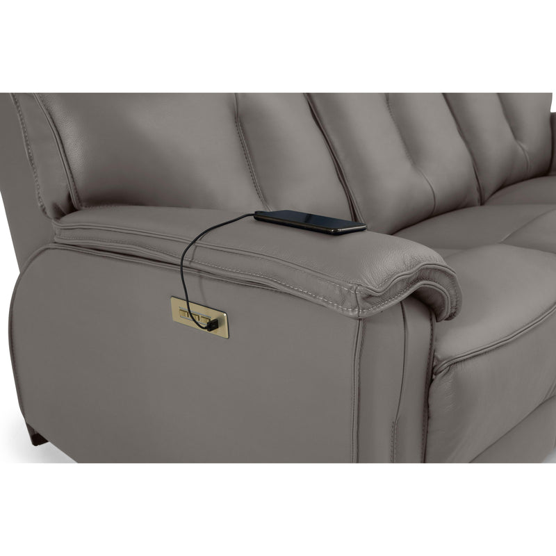 Palliser Oakley Power Reclining Leather Match Sofa 41178-L6-BALI-MARBLE-MATCH IMAGE 12