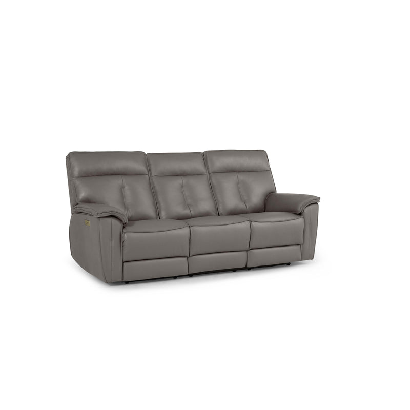 Palliser Oakley Power Reclining Leather Match Sofa 41178-L6-BALI-MARBLE-MATCH IMAGE 1