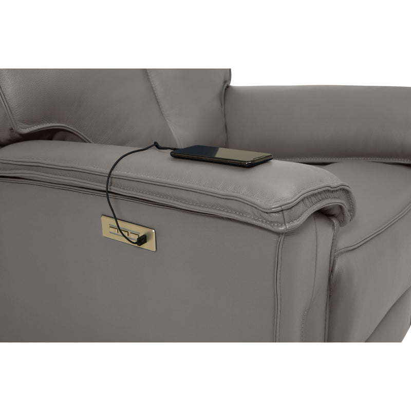 Palliser Oakley Power Leather Match Recliner with Wall Recline 41187-L9-BALI-MARBLE-MATCH IMAGE 10