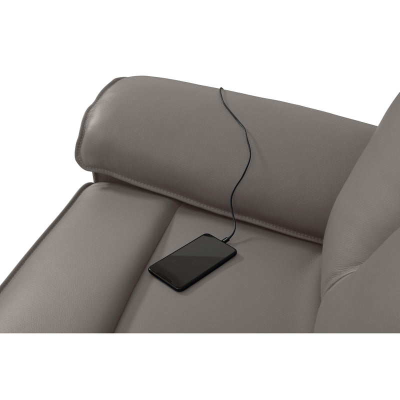 Palliser Oakley Power Leather Match Recliner with Wall Recline 41187-L9-BALI-MARBLE-MATCH IMAGE 11