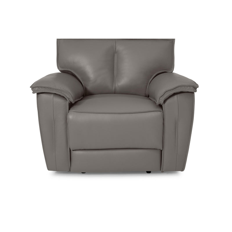 Palliser Oakley Power Leather Match Recliner with Wall Recline 41187-L9-BALI-MARBLE-MATCH IMAGE 12