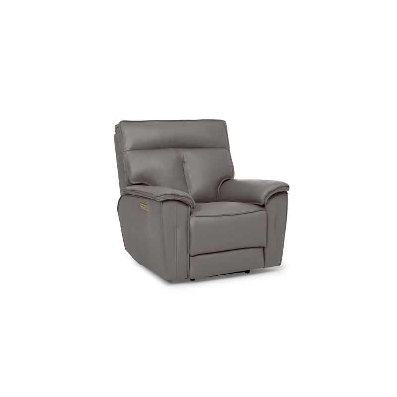 Palliser Oakley Power Leather Match Recliner with Wall Recline 41187-L9-BALI-MARBLE-MATCH IMAGE 1