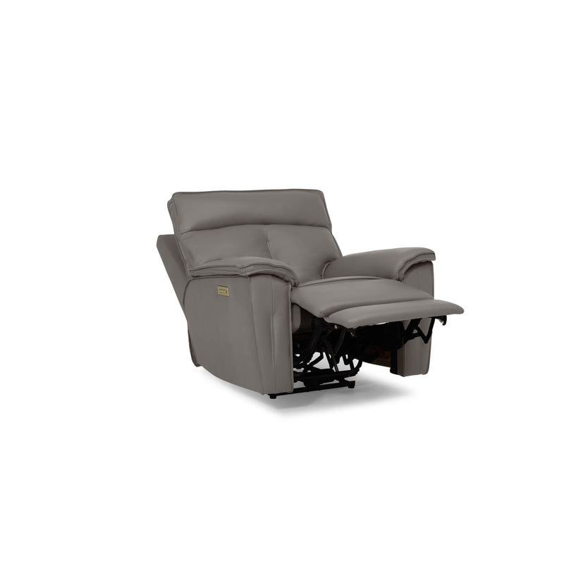 Palliser Oakley Power Leather Match Recliner with Wall Recline 41187-L9-BALI-MARBLE-MATCH IMAGE 3