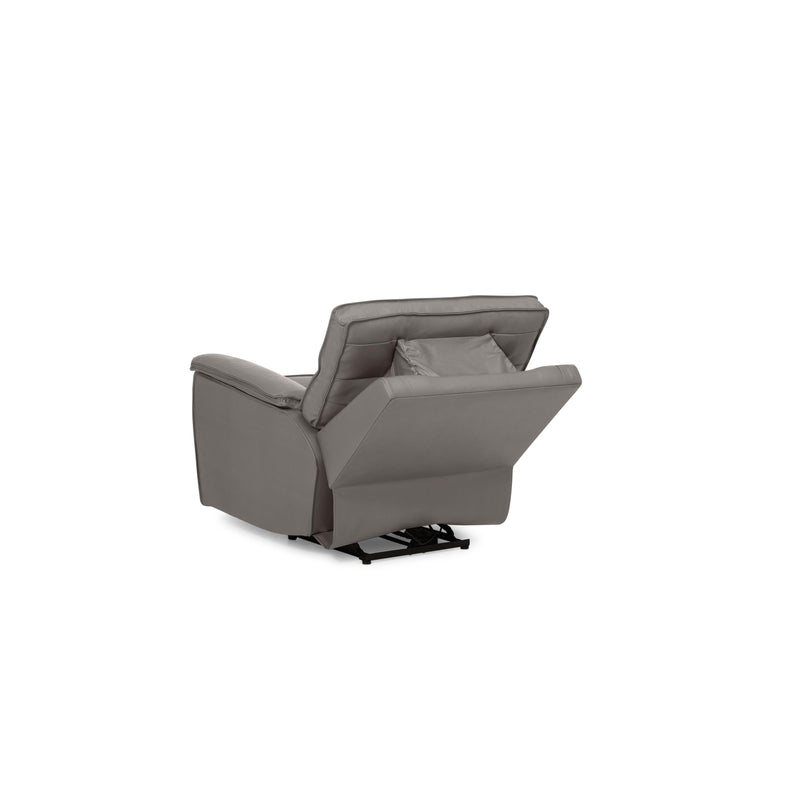 Palliser Oakley Power Leather Match Recliner with Wall Recline 41187-L9-BALI-MARBLE-MATCH IMAGE 7