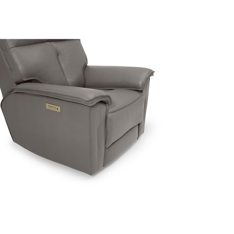 Palliser Oakley Power Leather Match Recliner with Wall Recline 41187-L9-BALI-MARBLE-MATCH IMAGE 8