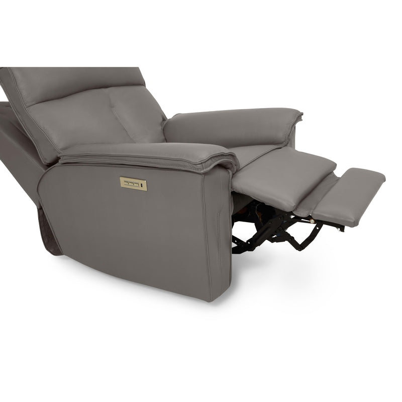 Palliser Oakley Power Leather Match Recliner with Wall Recline 41187-L9-BALI-MARBLE-MATCH IMAGE 9