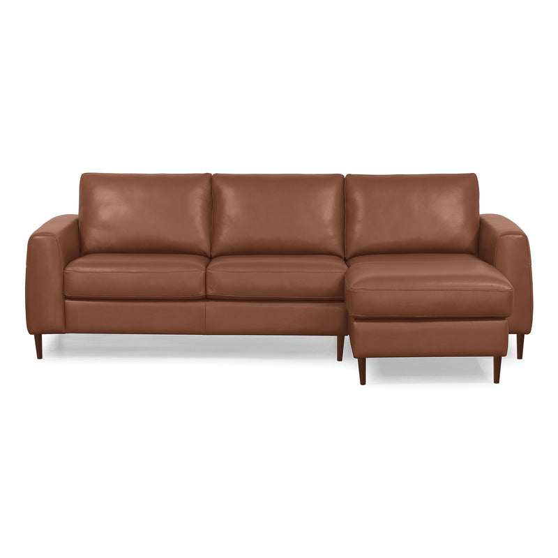 Palliser Atticus Stationary Leather Match 2 pc Sectional 77325-07/77325-15-SOLANA-AFRICA-MATCH IMAGE 1