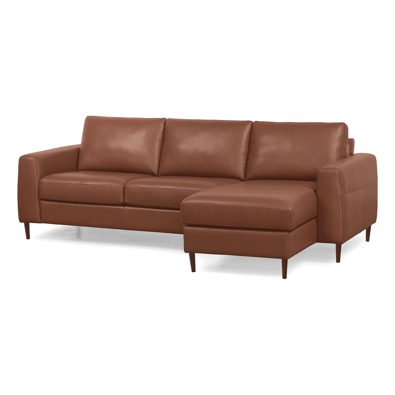 Palliser Atticus Stationary Leather Match 2 pc Sectional 77325-07/77325-15-SOLANA-AFRICA-MATCH IMAGE 2