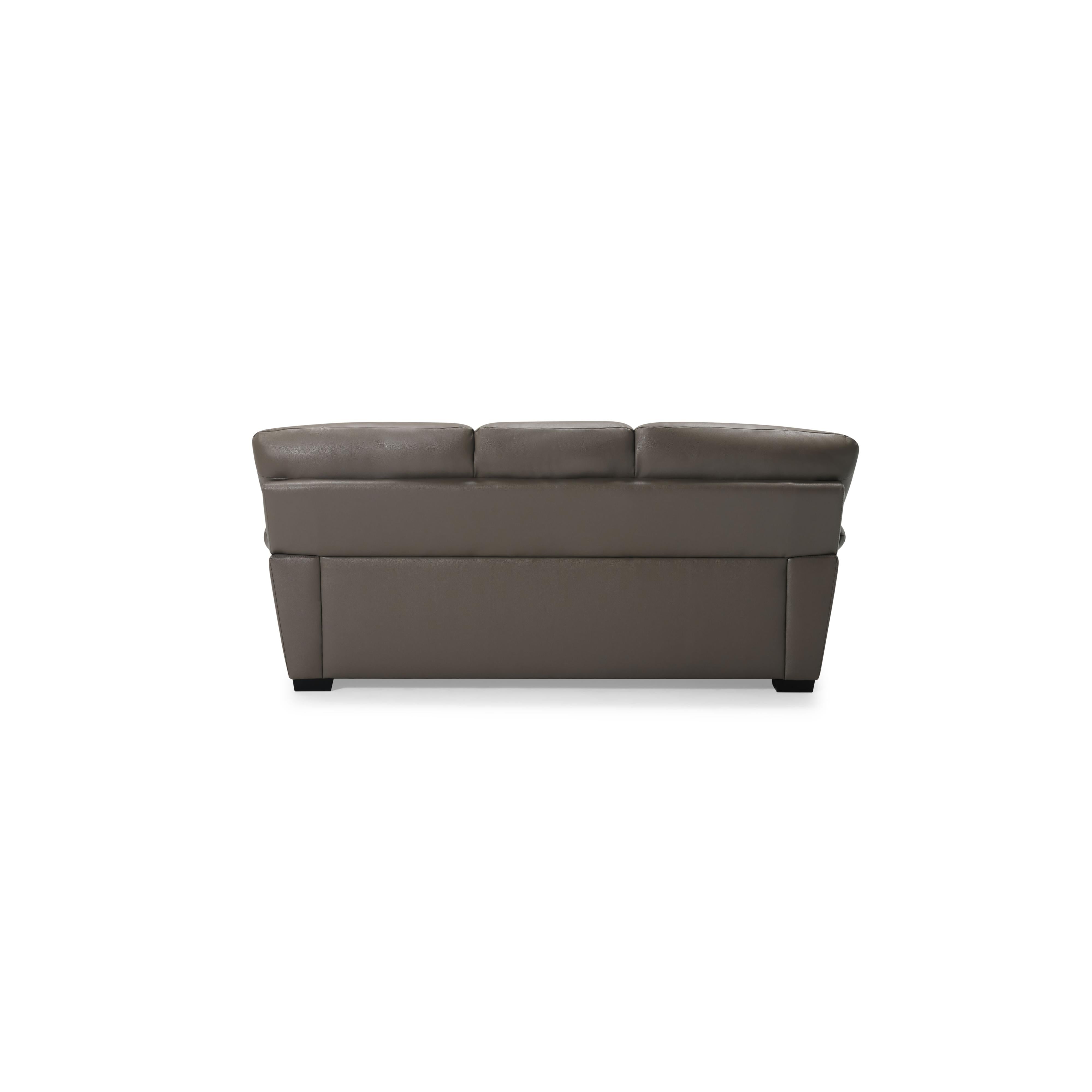 Palliser Amisk Stationary Leather Match Sofa 77343-01-VALENCIA-PEWTER-MATCH IMAGE 5