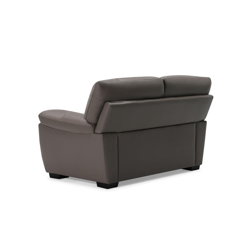 Palliser Amisk Stationary Leather Match Loveseat 77343-03-VALENCIA-PEWTER-MATCH IMAGE 4