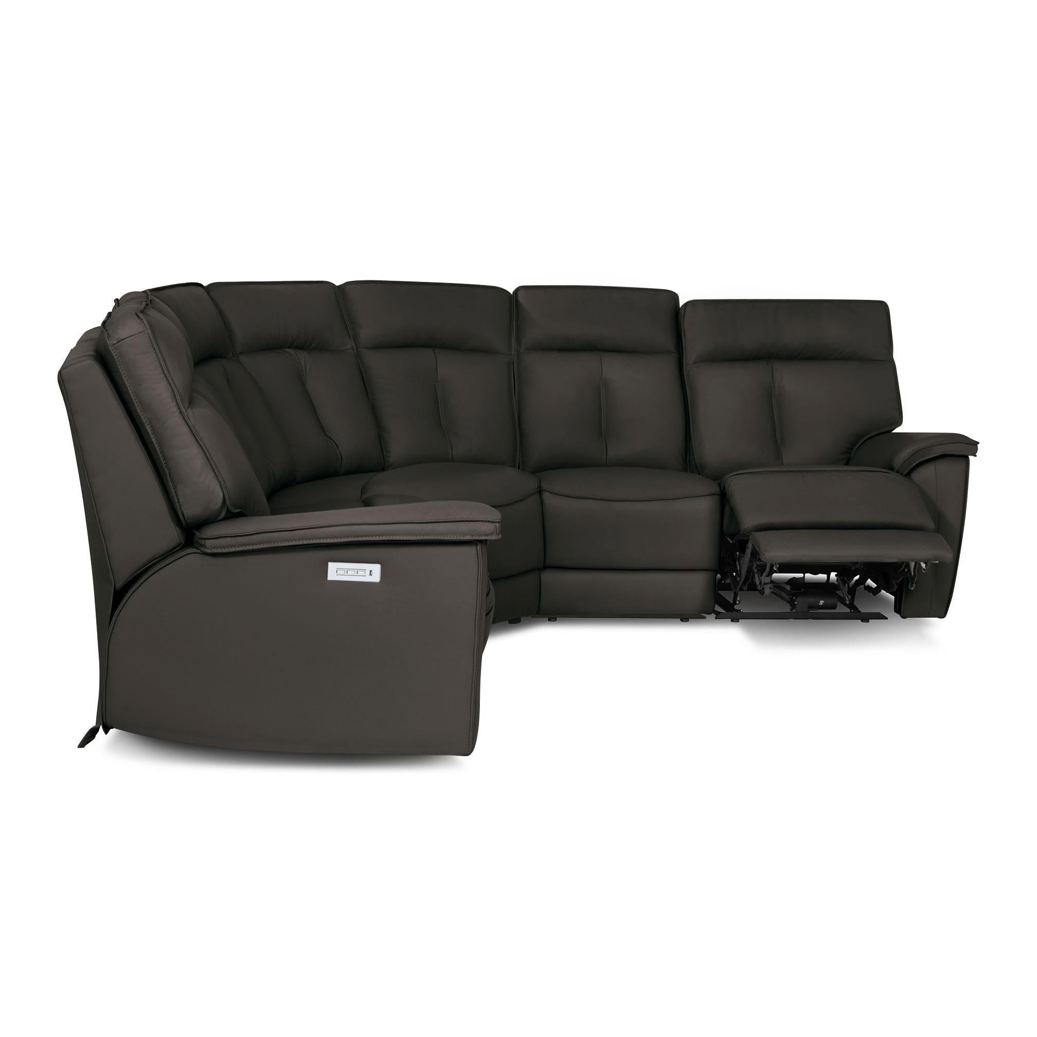  Palliser Oakley 41187 5 pc Power Sectional - Bali Carob Match IMAGE 10