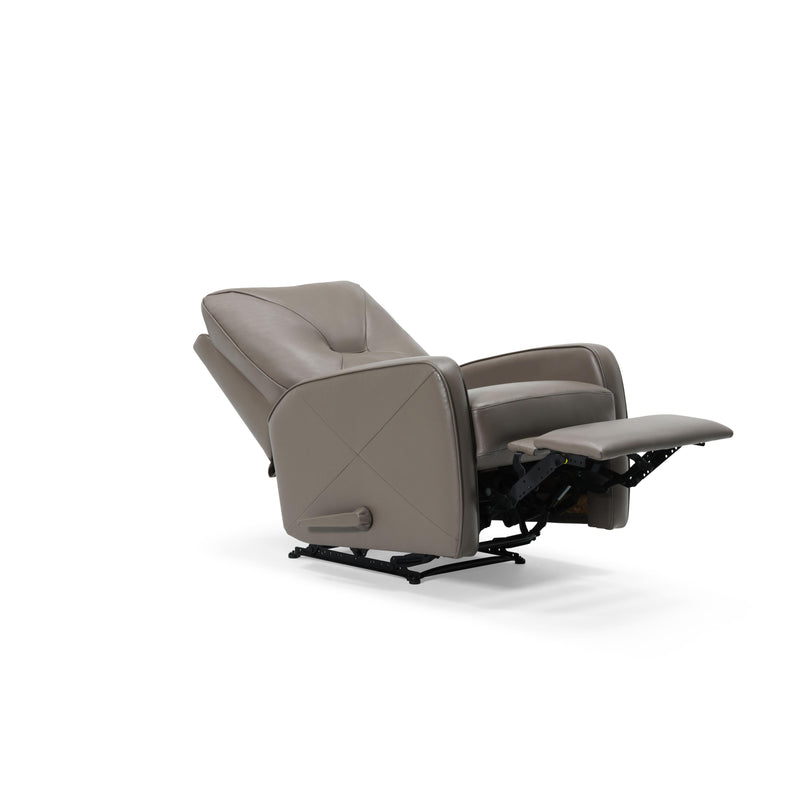 Palliser Theo Power Rocker Leather Match Recliner with Wall Recline 42002-31-VALENCIA-PEWTER-MATCH IMAGE 3