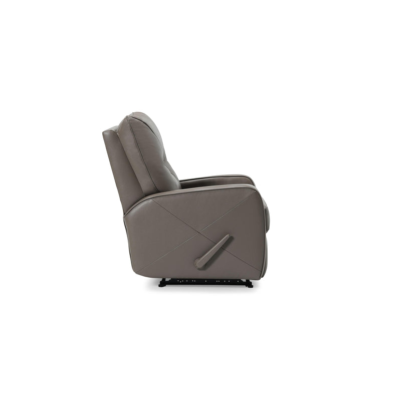 Palliser Theo Power Rocker Leather Match Recliner with Wall Recline 42002-31-VALENCIA-PEWTER-MATCH IMAGE 4