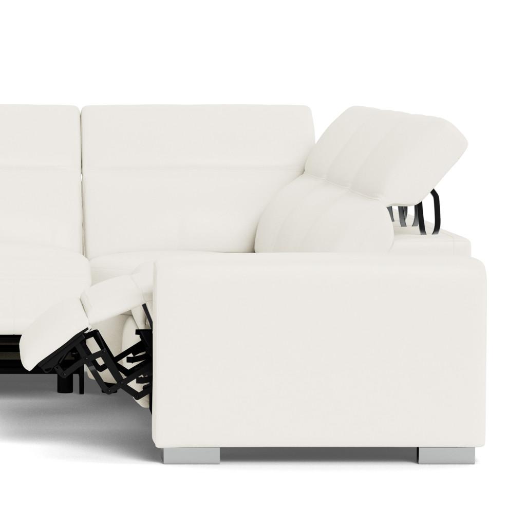  Palliser Titan 44004 5 pc Power Sectional - Valencia Snow Match IMAGE 17