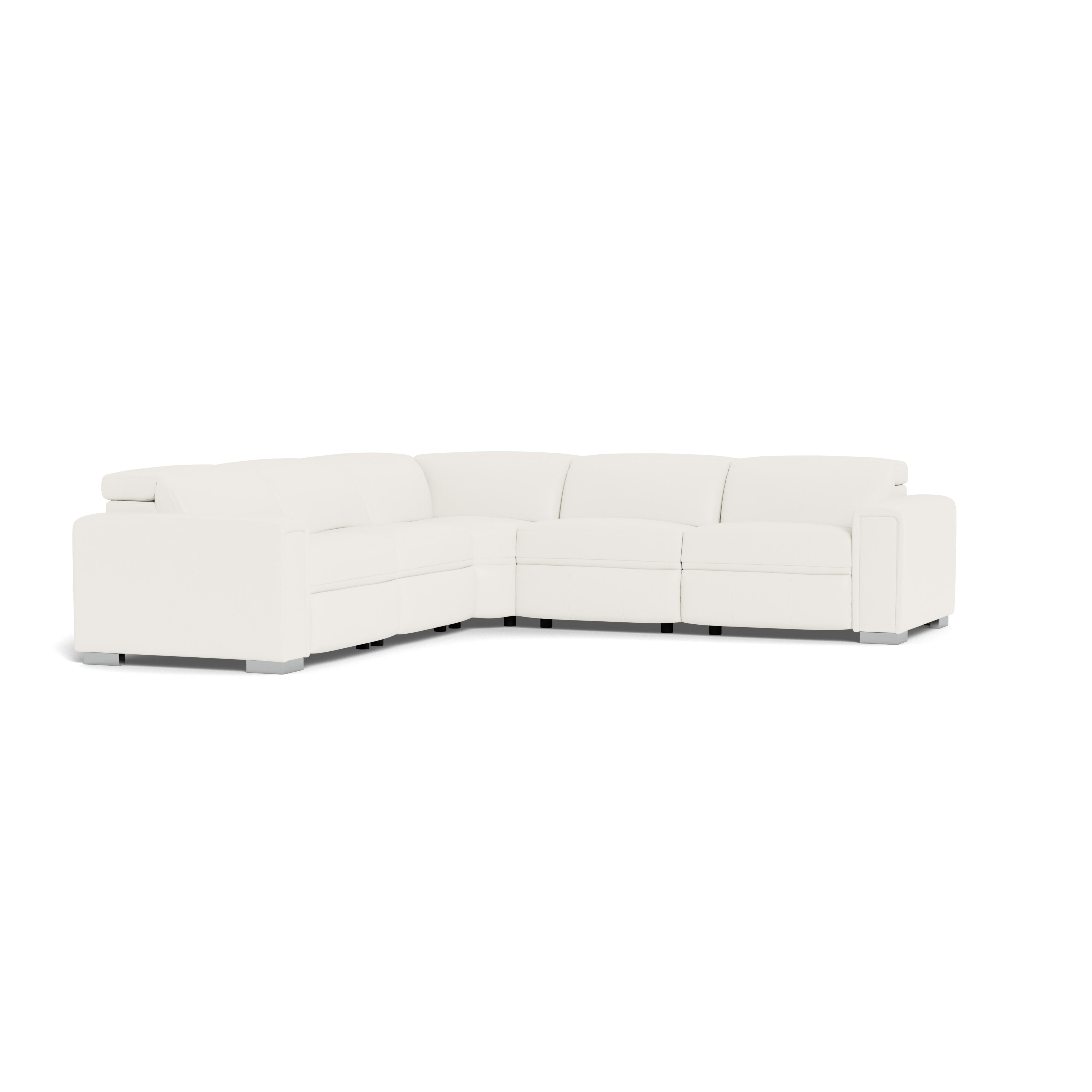  Palliser Titan 44004 5 pc Power Sectional - Valencia Snow Match IMAGE 9