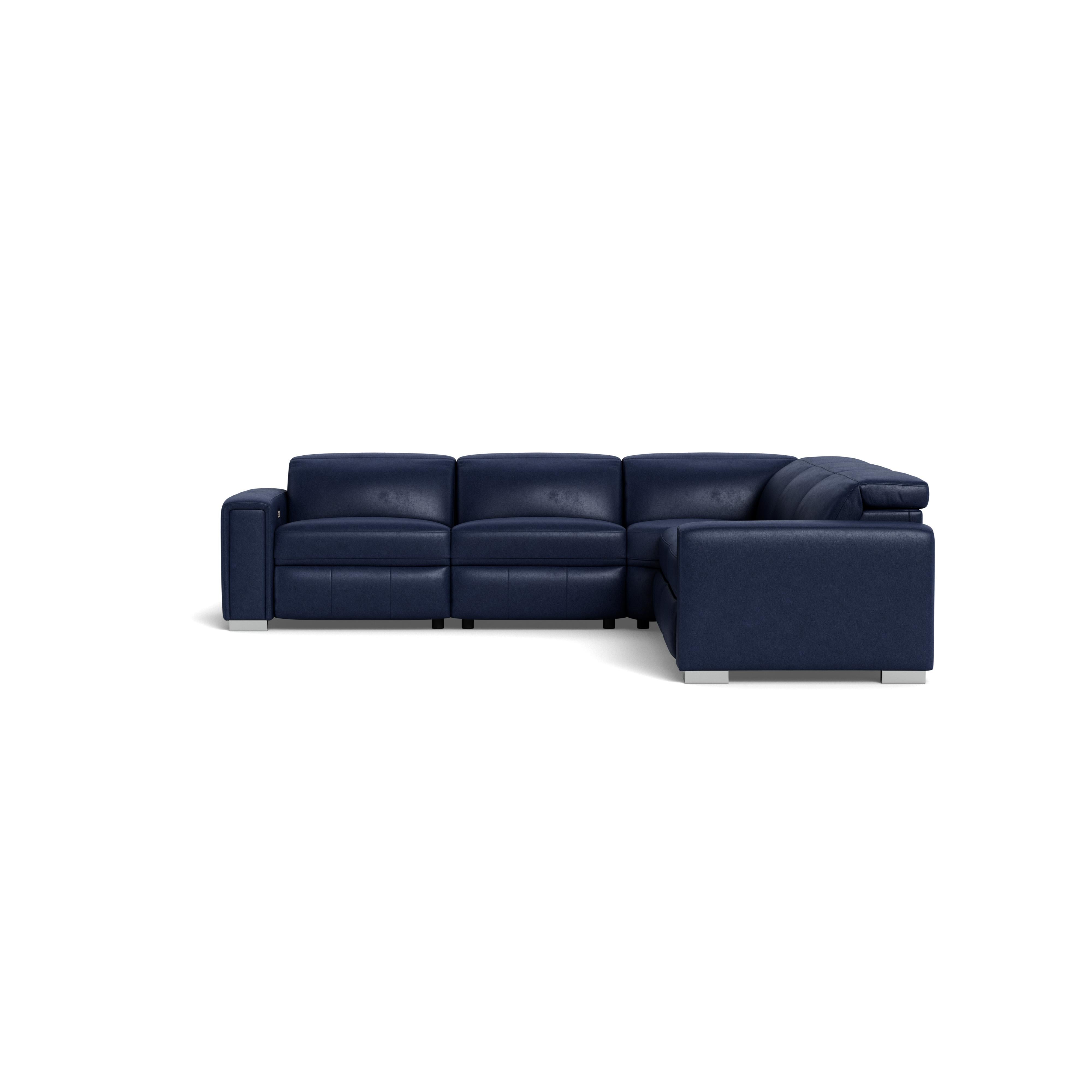  Palliser Titan 44004 5 pc Power Sectional - Valencia Sapphire Match IMAGE 11
