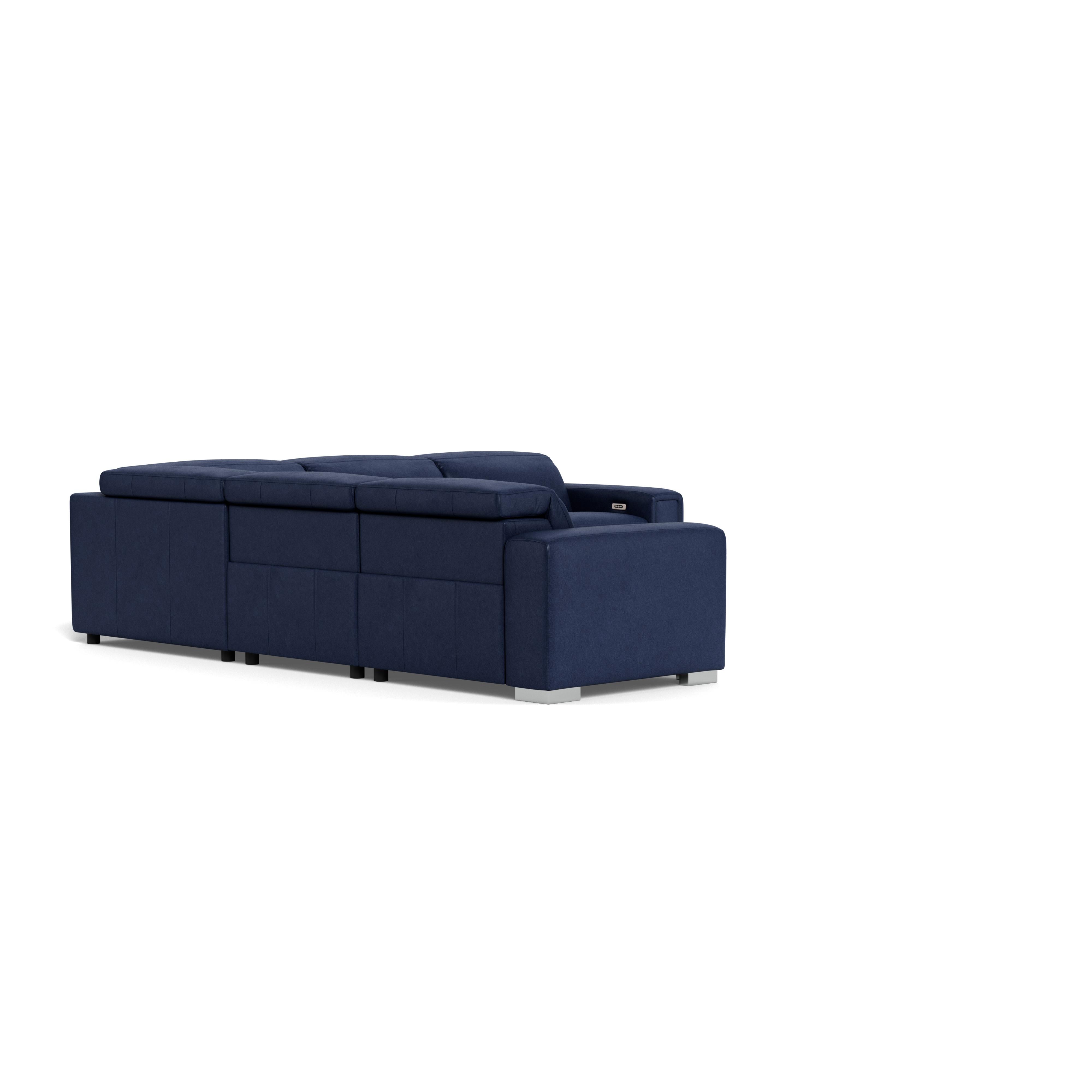  Palliser Titan 44004 5 pc Power Sectional - Valencia Sapphire Match IMAGE 5