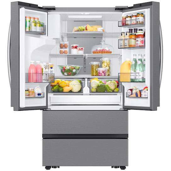 Samsung 36-inch, 25 cu. ft. Counter-Depth French 4-Door Refrigerator with Ice and Water Dispensing System RF26CG7400SRAA IMAGE 4