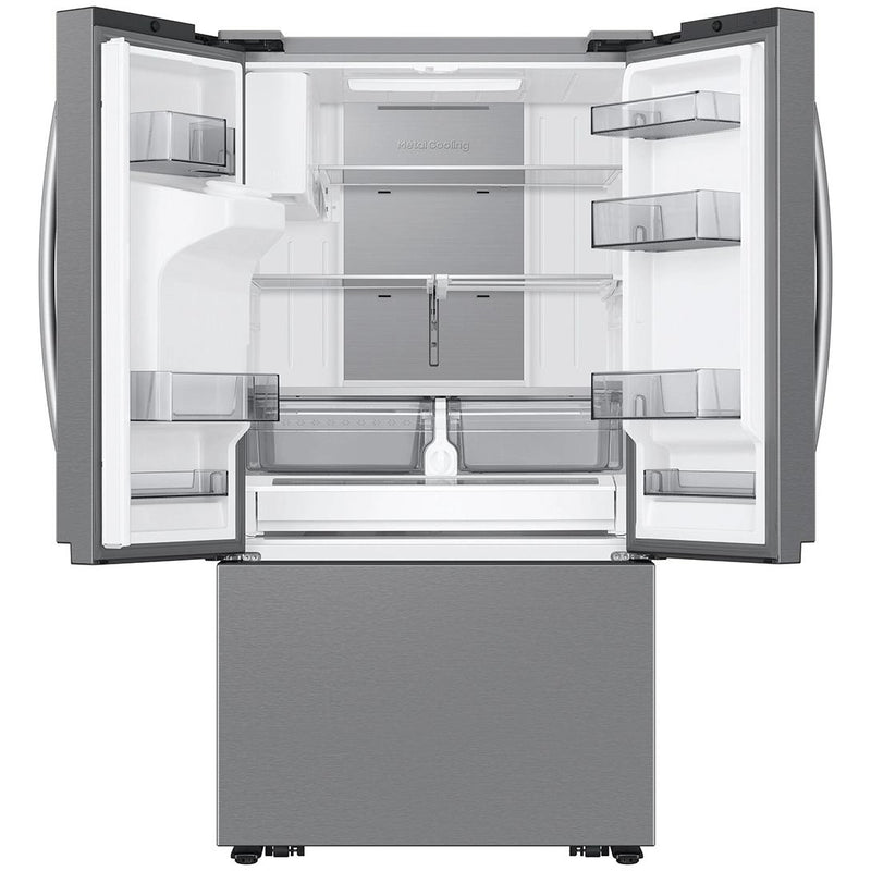Samsung 36-inch, 25 cu. ft. Counter-Depth French 3-Door Refrigerator with Family Hub™ RF27CG5900SRAC IMAGE 2