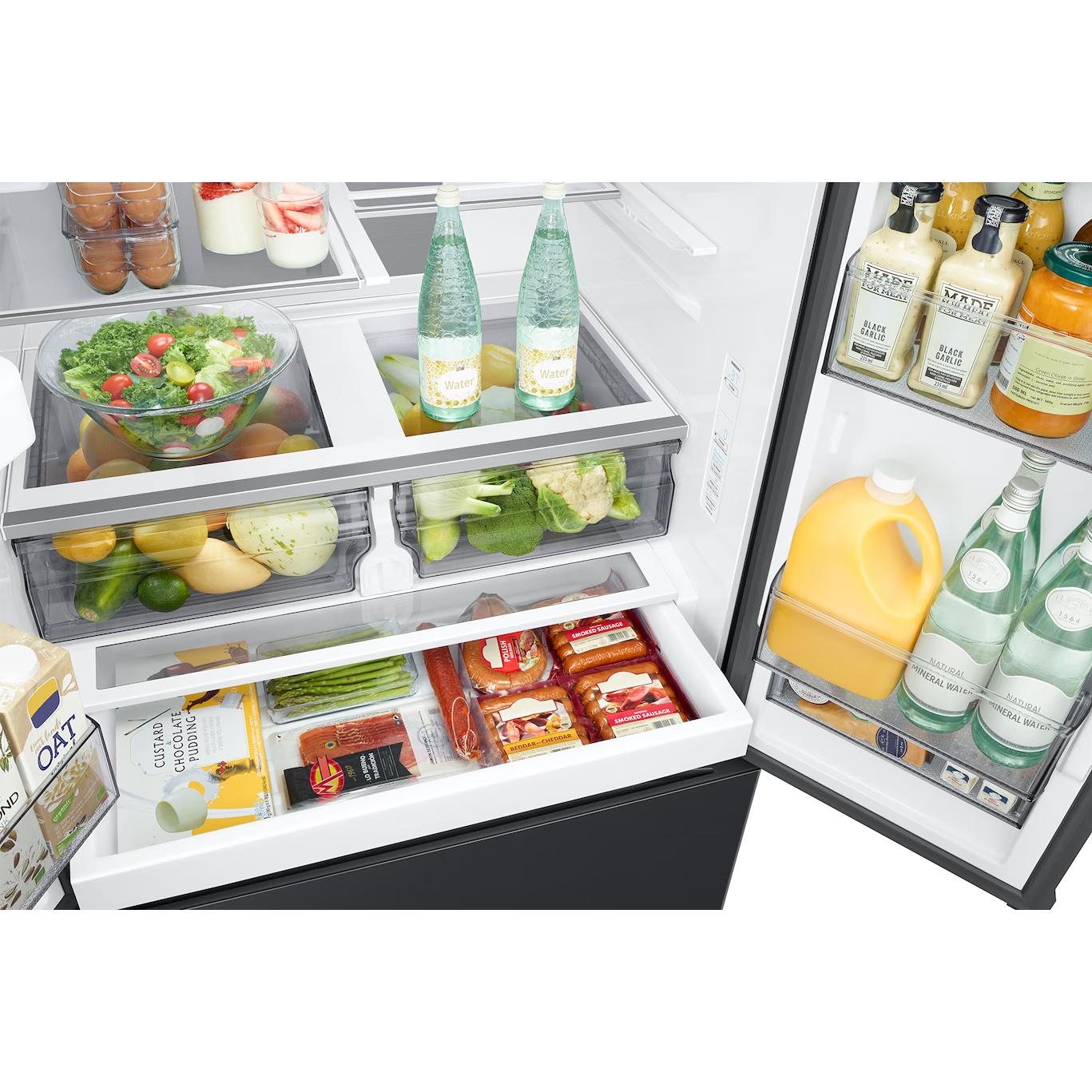  Samsung 36-inch, 31 cu. ft. French 3-Door Refrigerator with SmartThings Energy RF32CG5400MTAA IMAGE 6