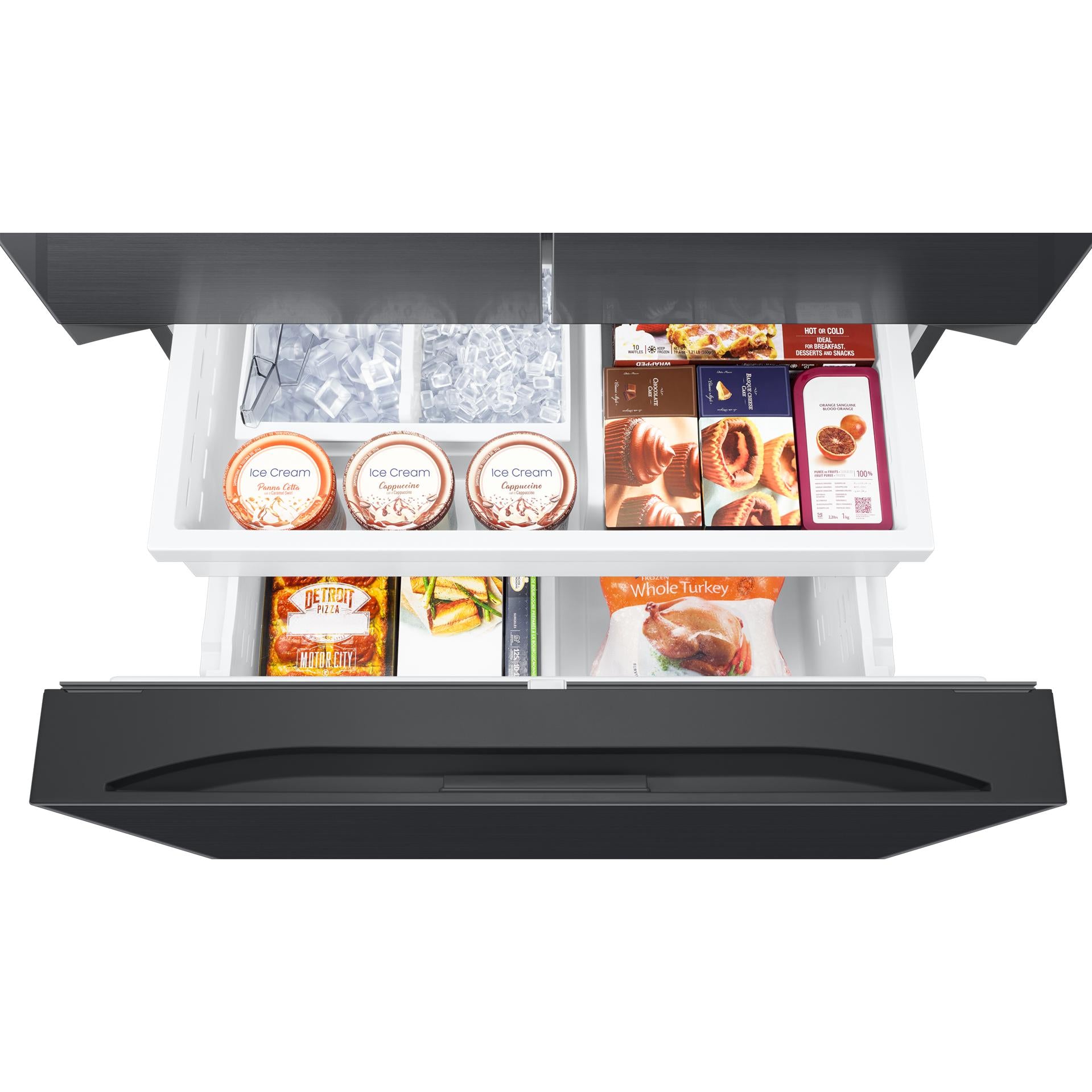  Samsung 36-inch, 31 cu. ft. French 3-Door Refrigerator with SmartThings Energy RF32CG5400MTAA IMAGE 7