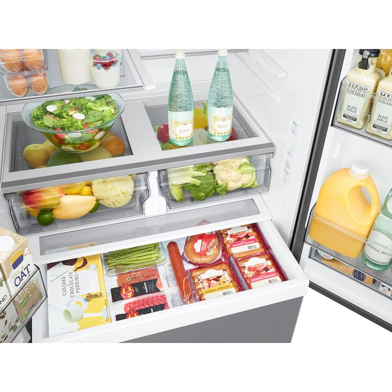  Samsung 36-inch, 32 cu. ft. French 3-Door Refrigerator with Dual Auto Ice Maker RF32CG5100SRAA IMAGE 7