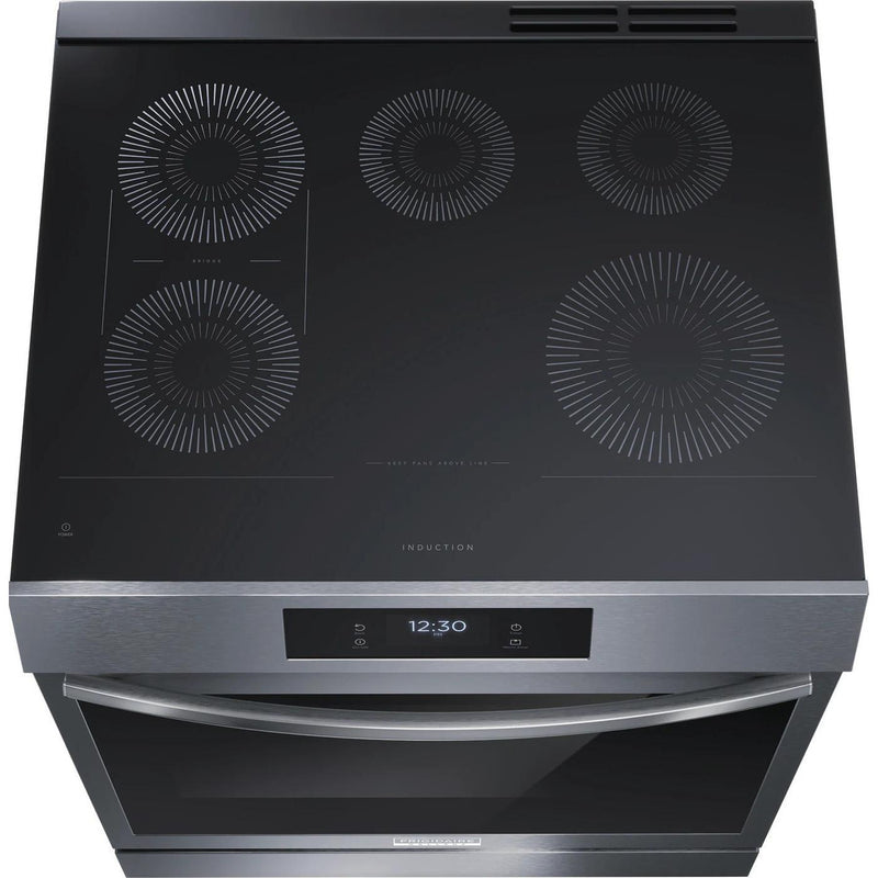 Frigidaire Gallery 30-inch Front Control Induction Range with Total Convection GCFI306CBD IMAGE 4