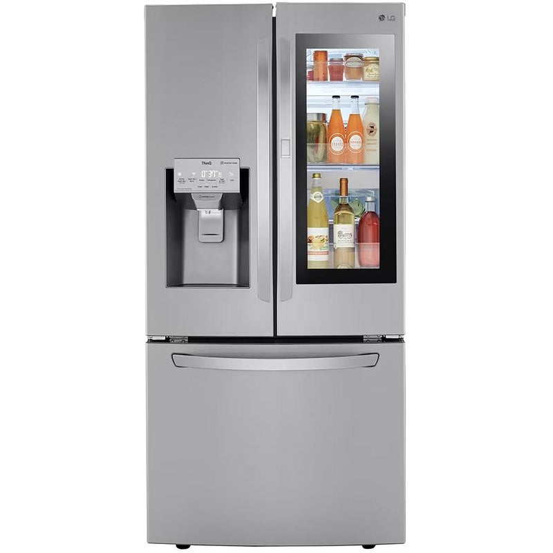 LG 33-inch, 24.4 cu. ft. French 3-Door Refrigerator with Slim SpacePlus™ Ice System LRFVS2503S IMAGE 2