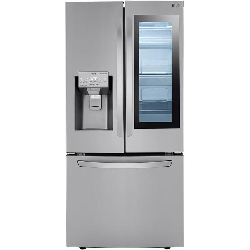 LG 33-inch, 24.4 cu. ft. French 3-Door Refrigerator with Slim SpacePlus™ Ice System LRFVS2503S IMAGE 3