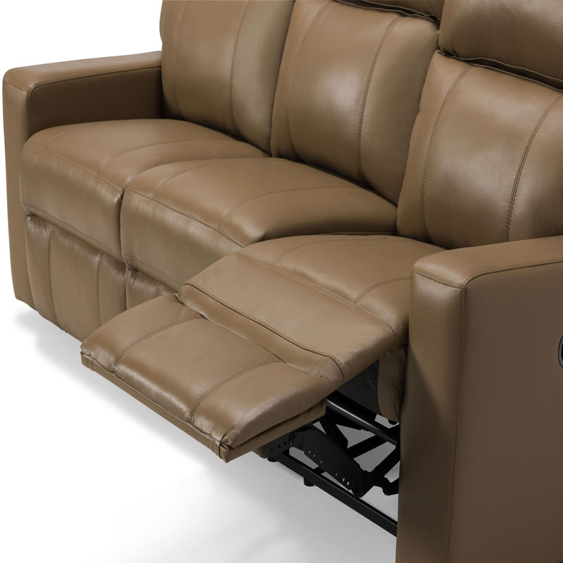 Palliser Oakwood Reclining Leather Match Sofa 41049-51-VALENCIA-DUNE-MATCH IMAGE 4