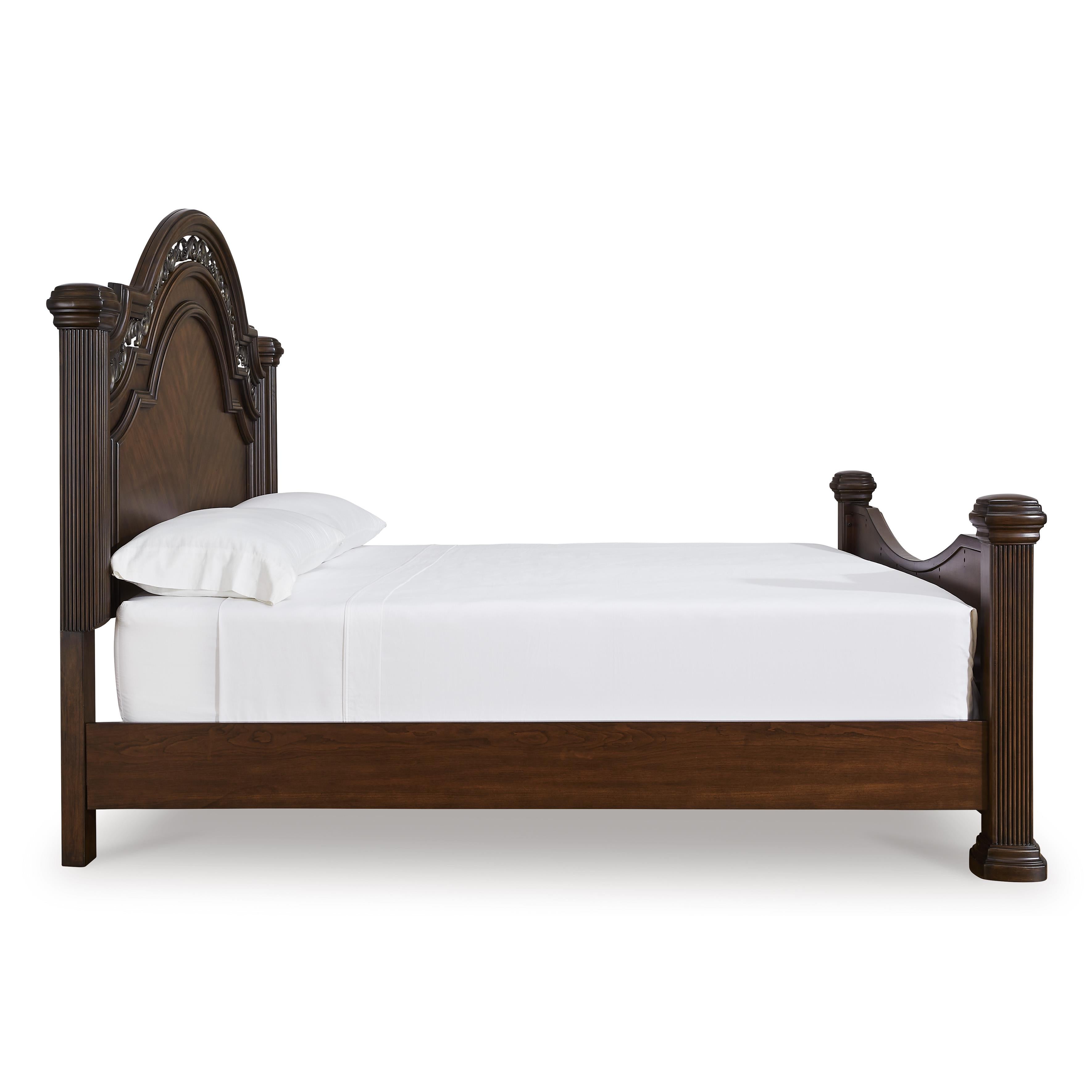  Signature Design by Ashley Lavinton B764B5 Queen Poster Bed IMAGE 3