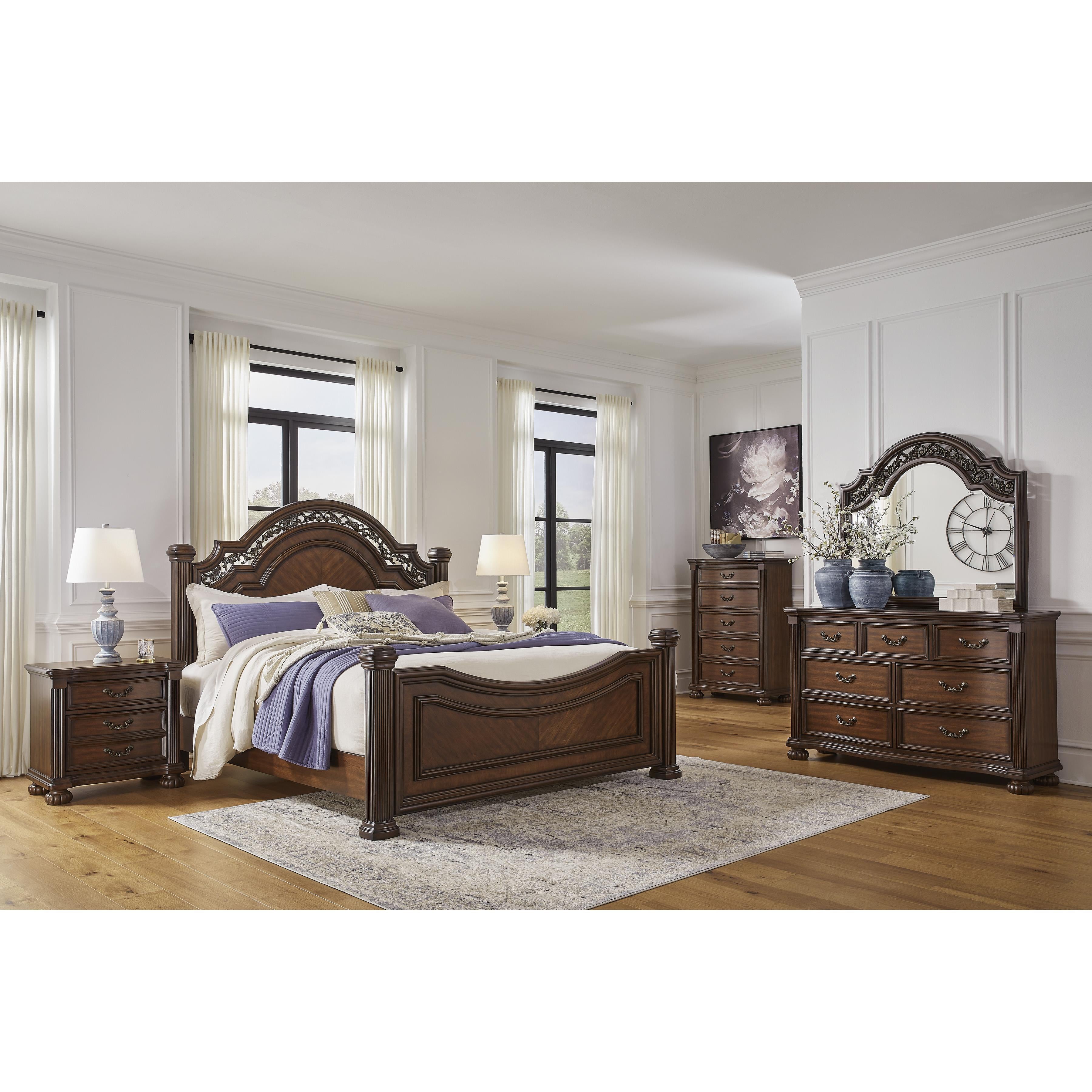  Signature Design by Ashley Lavinton B764B5 Queen Poster Bed IMAGE 9