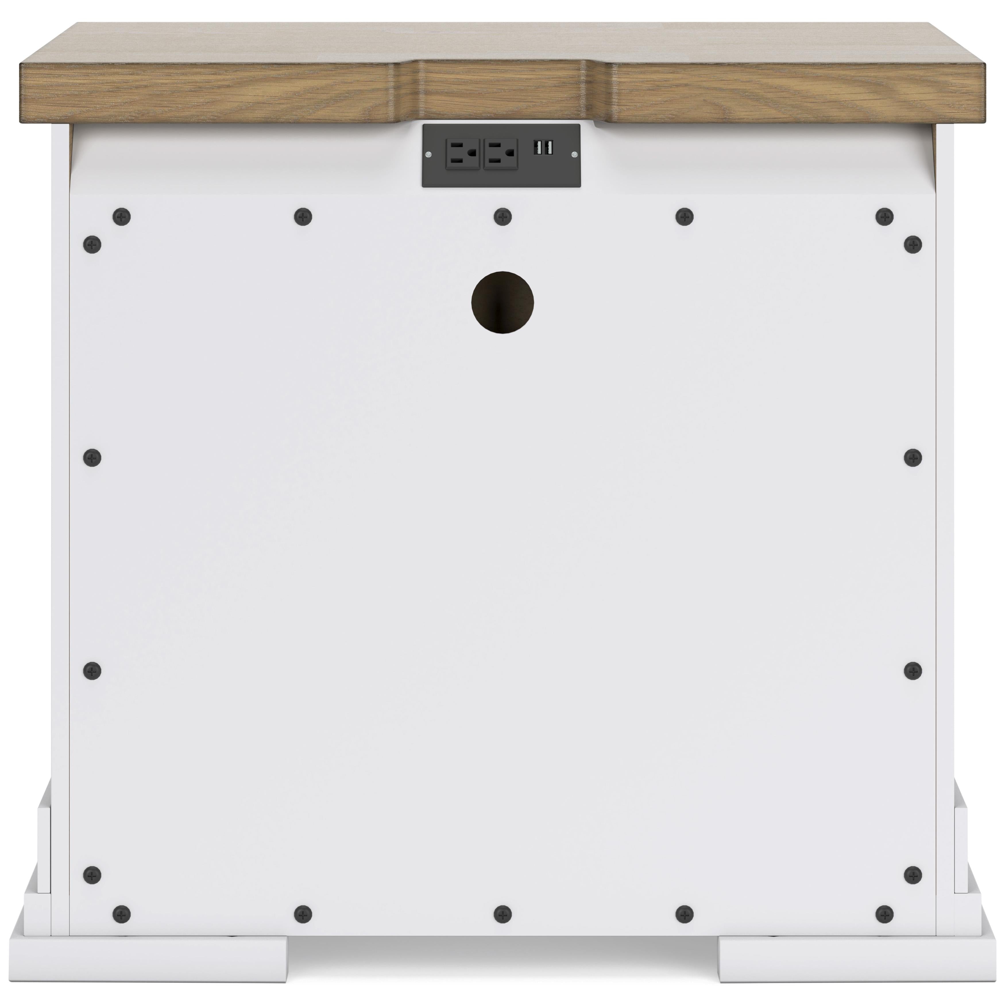  Benchcraft Ashbryn B844-93 Three Drawer Night Stand IMAGE 5