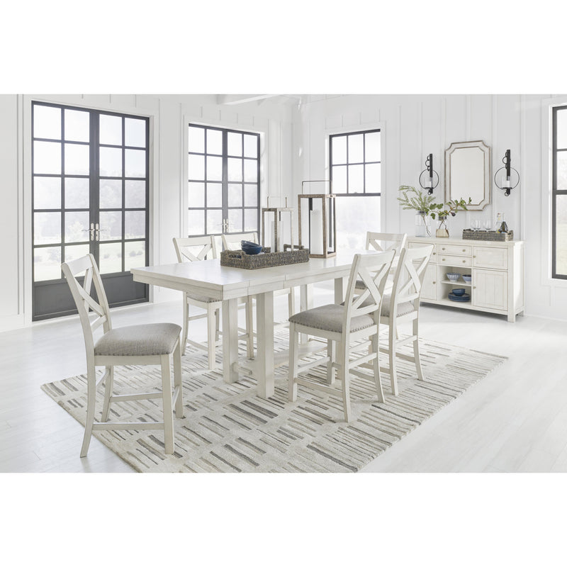 Signature Design by Ashley Robbinsdale Counter Height Dining Table with Trestle Base D642-32 IMAGE 10