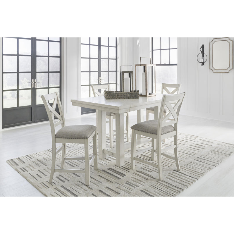 Signature Design by Ashley Robbinsdale Counter Height Dining Table with Trestle Base D642-32 IMAGE 12