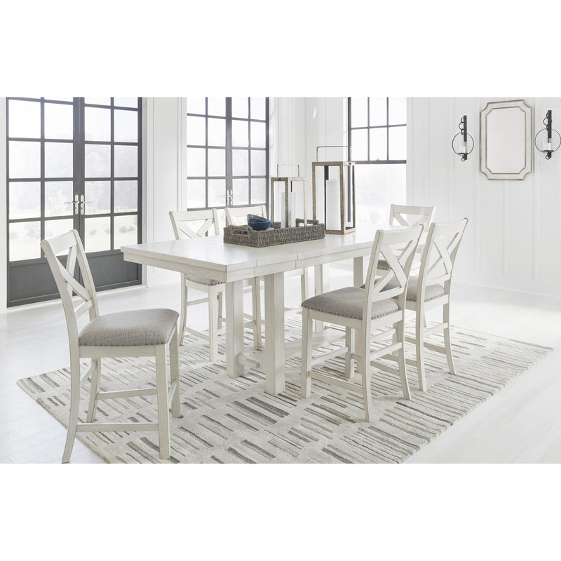 Signature Design by Ashley Robbinsdale Counter Height Dining Table with Trestle Base D642-32 IMAGE 9