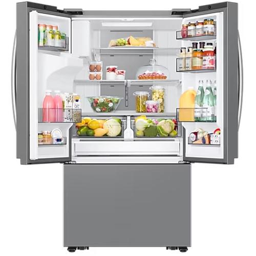 Samsung 36-inch, 25.5 cu. ft. Counter-Depth French 3-Door Refrigerator with SpaceMax™ Technology RF27CG5400SRAA IMAGE 5
