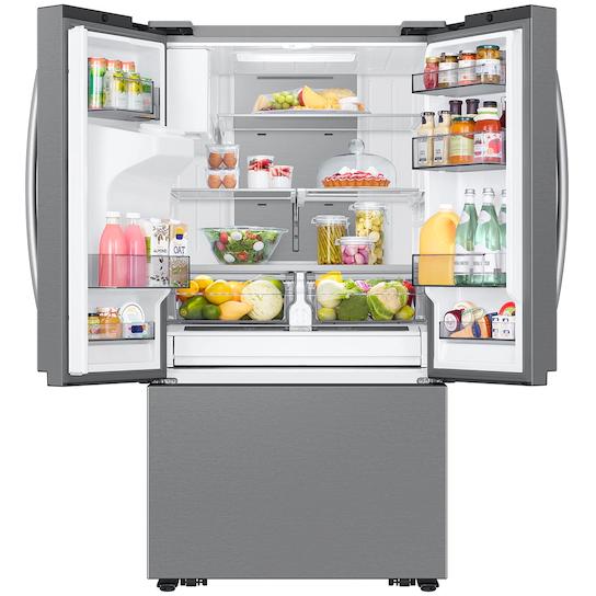 Samsung 36-inch, 31 cu. ft. French 3-Door Refrigerator with SmartThings Energy RF32CG5400SRAA IMAGE 3