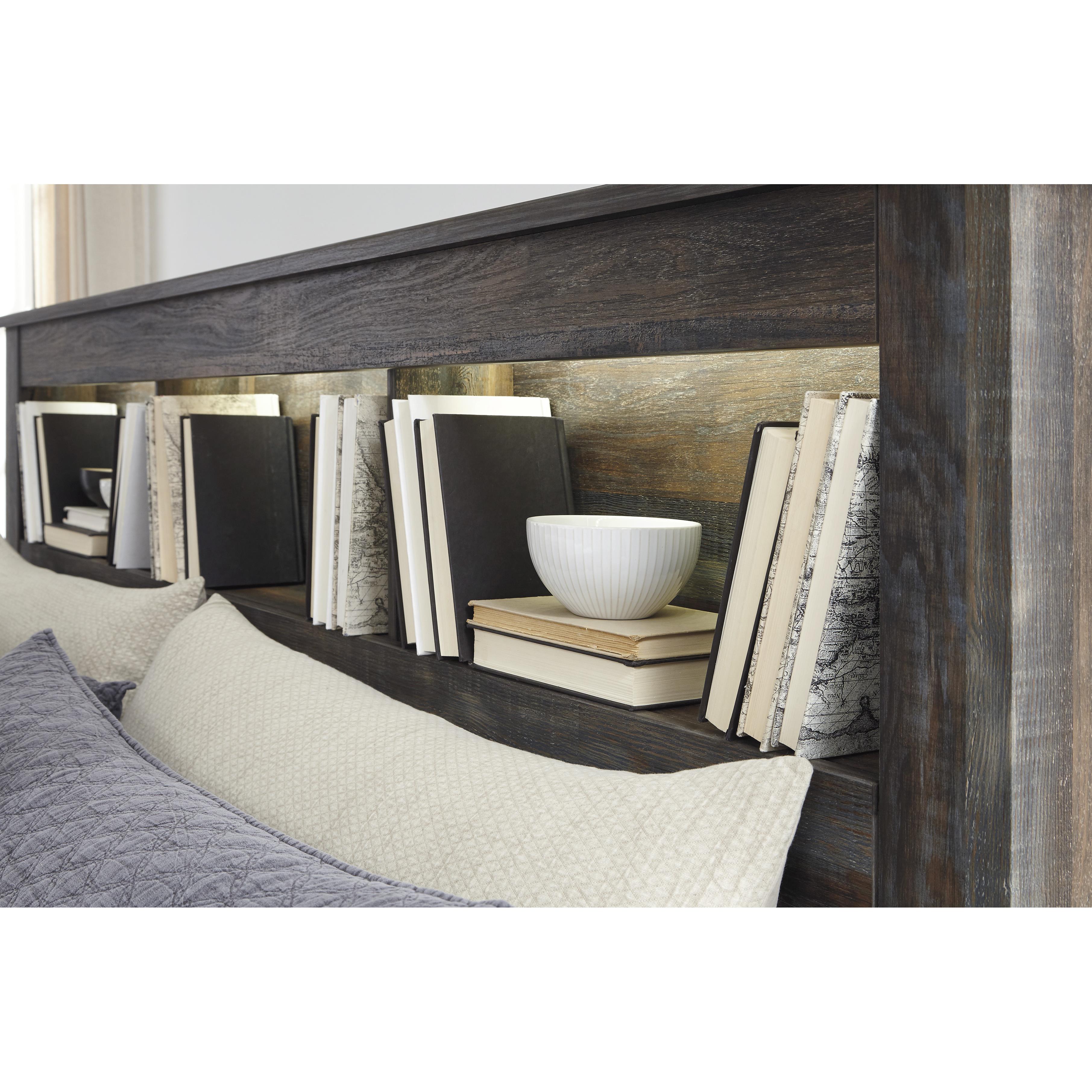  Signature Design by Ashley Drystan B211-65 Queen Bookcase Headboard IMAGE 4