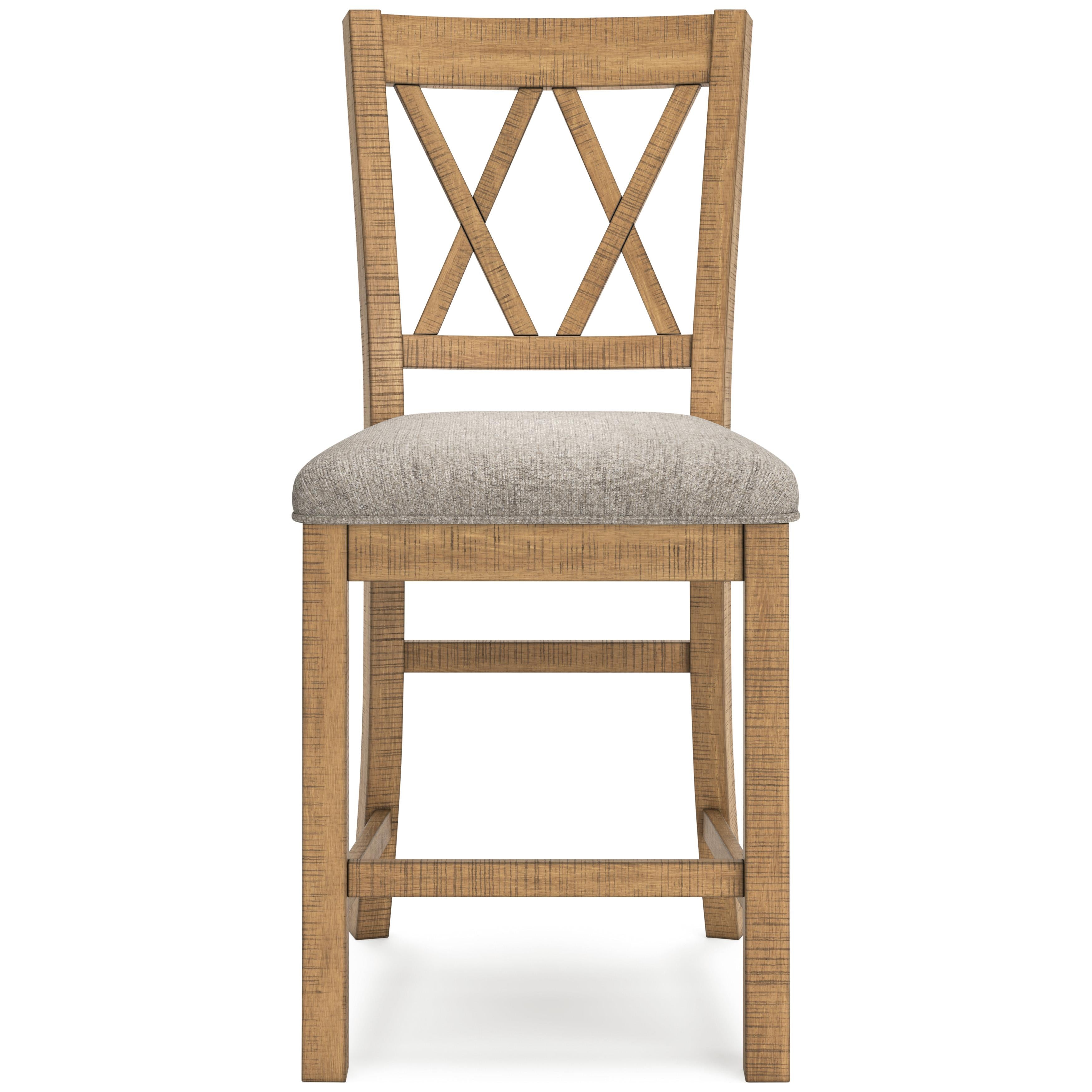  Signature Design by Ashley Havonplane D773-124 Upholstered Barstool IMAGE 2