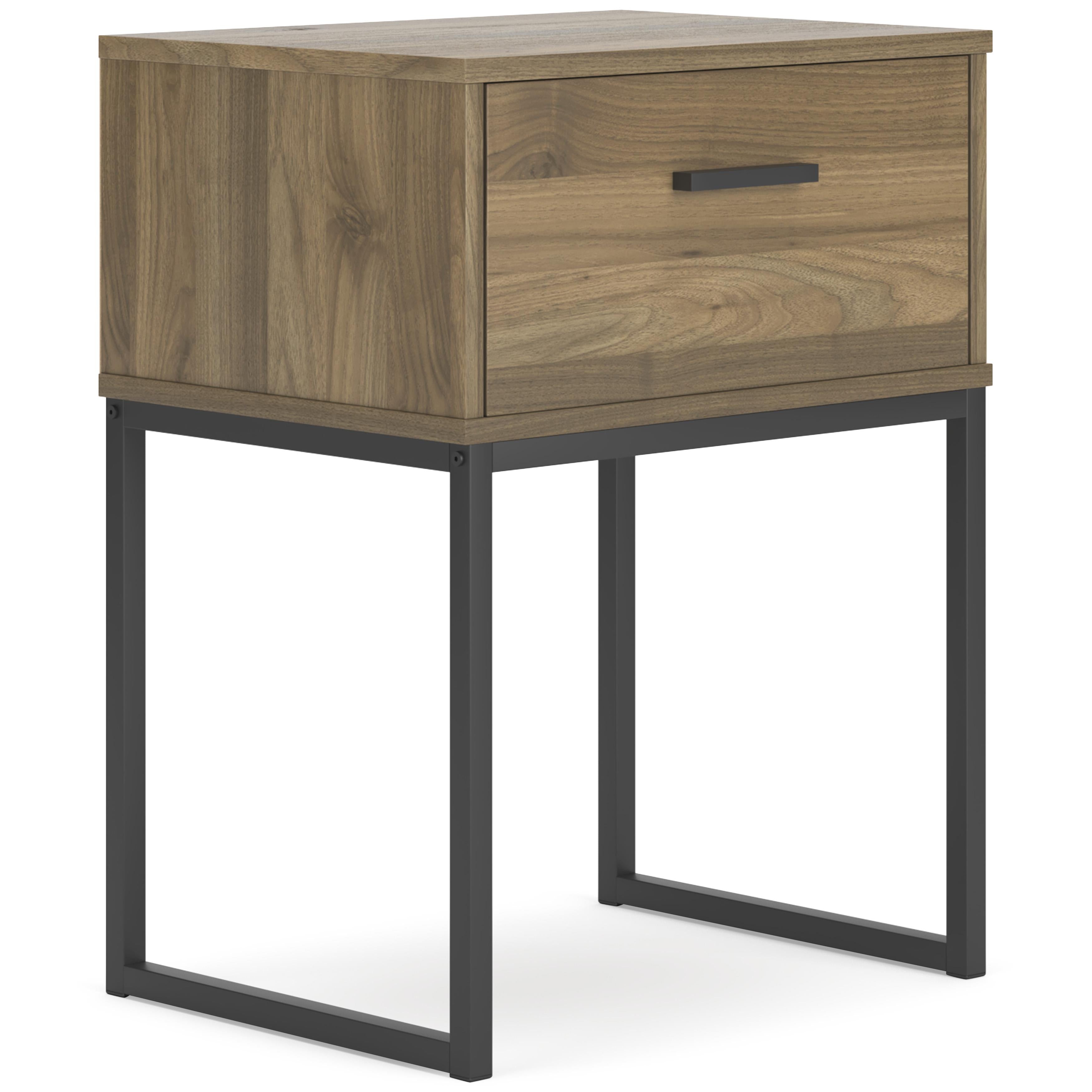  Signature Design by Ashley Deanlow EB1866-291 One Drawer Night Stand IMAGE 1
