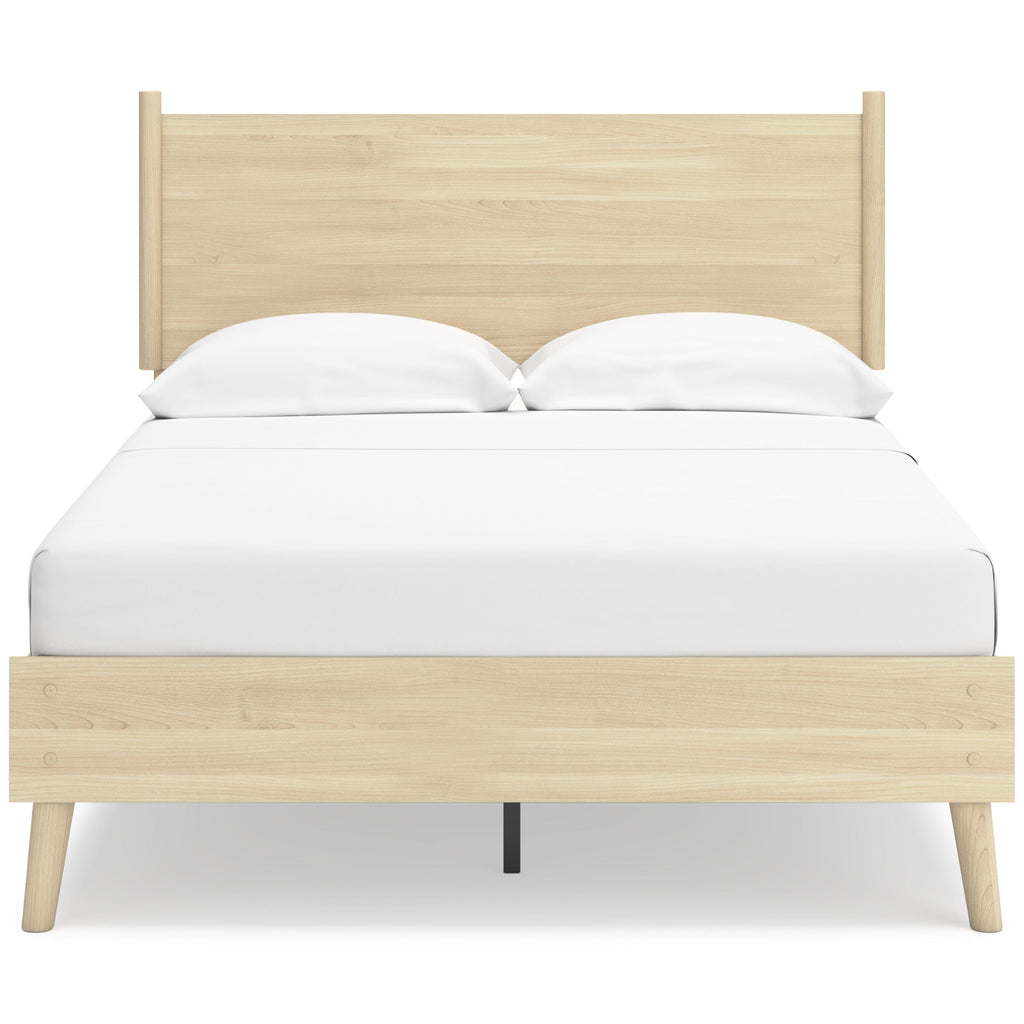 Signature Design By Ashley Cabinella Queen Platform Bed - Light Brown, No Box Spring Needed